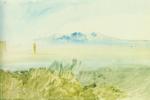 水彩大师 William Turner_1819 Mont Gennaro près de Rome aquarelle